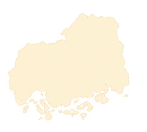 広島県の地図