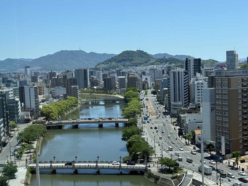 広島市街を望む風景