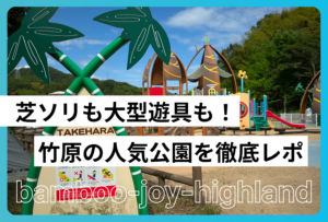 ピースリーホーム バンブー総合公園へ行ってきた！大型遊具・芝すべり・広場を編集部がご紹介!!