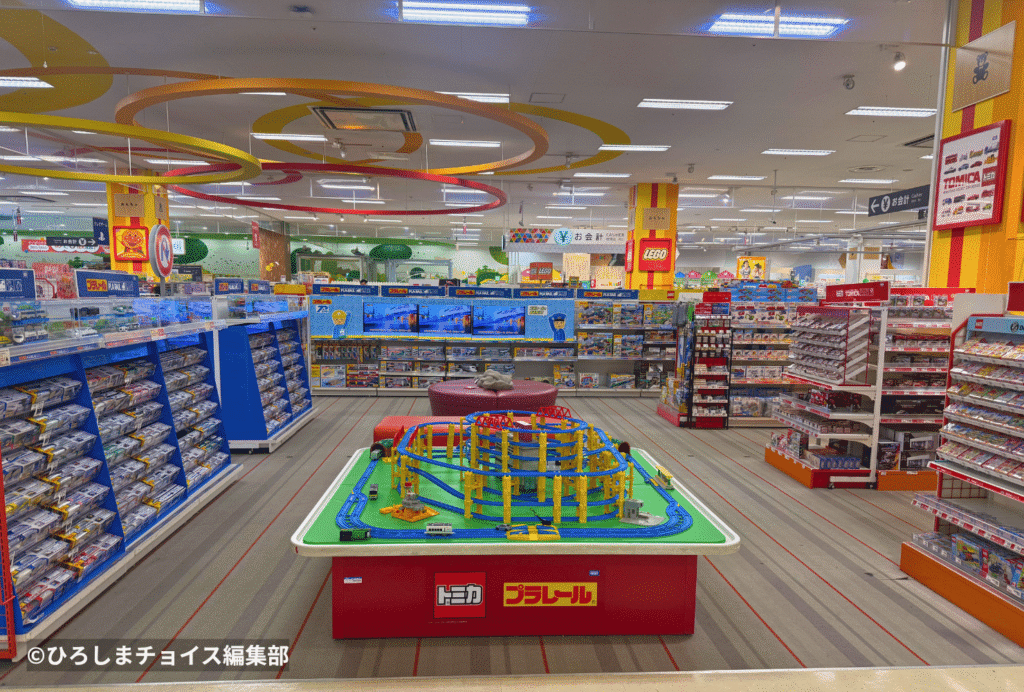 トミカ プラレールコーナー イオンモール広島祇園