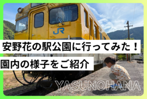 安野花の駅公園に行ってみた！旧安野駅の魅力や園内の様子をレポート・駐車場情報まとめ